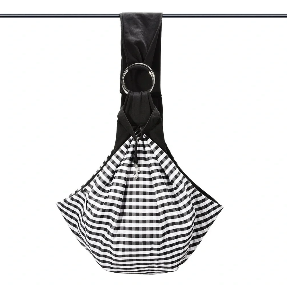 Tomkas Black and White Pet Sling Carrier